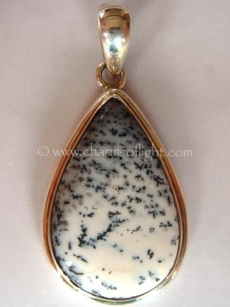 Dendritic Agate Pendant
